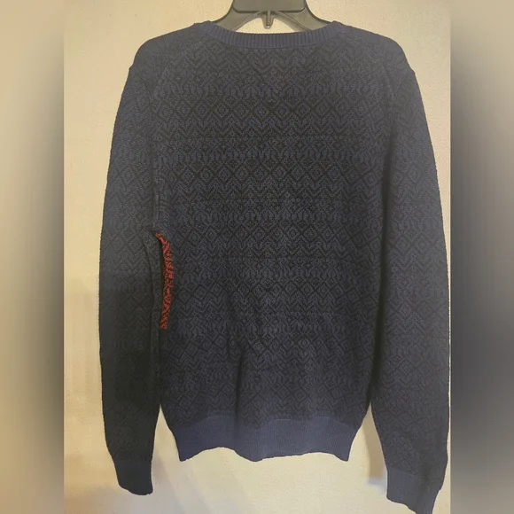 NWT Men's Tommy Hilfiger Fair Isle Crew Sweater Size Medium Multicolor